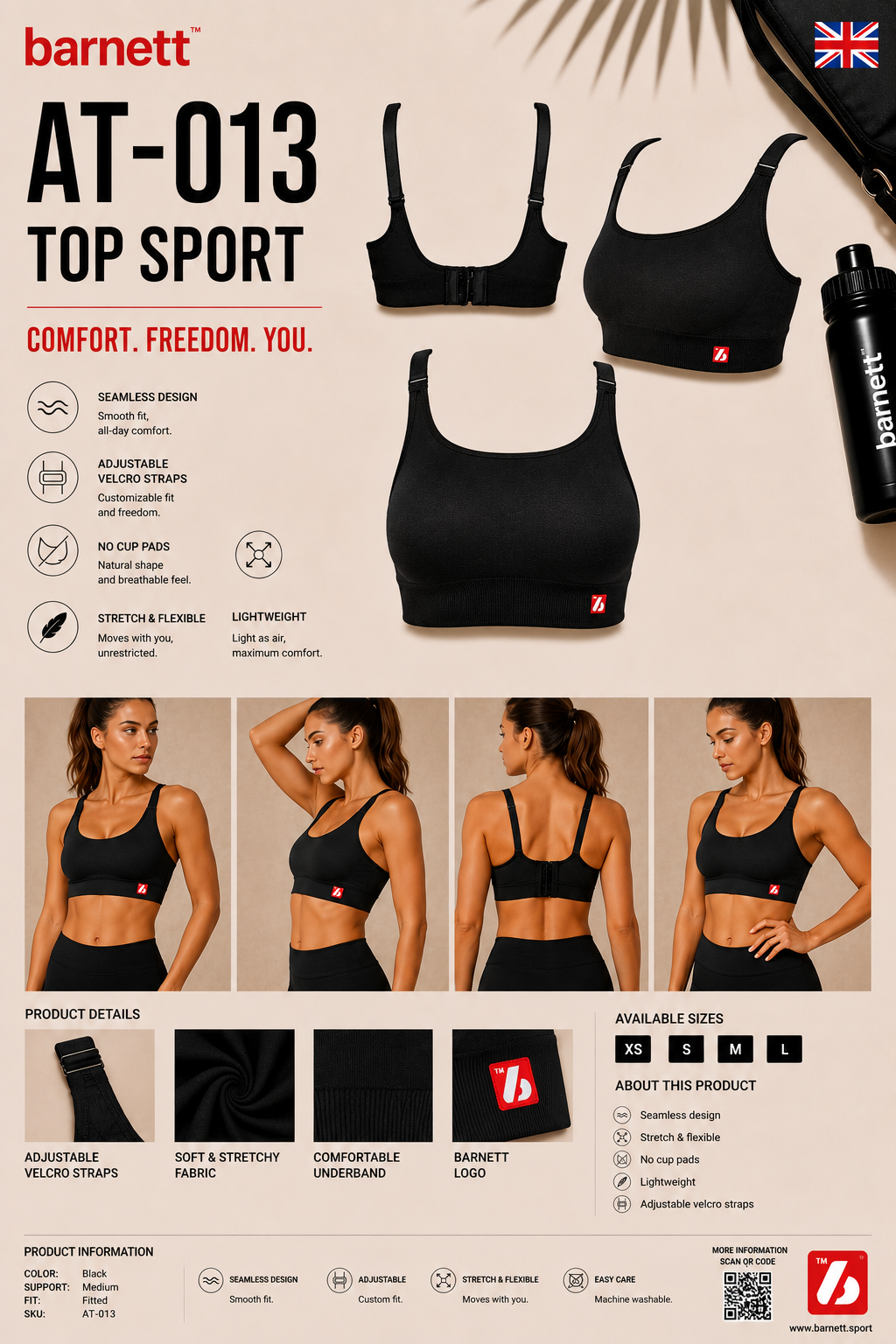 AT-013 TOP Sport Noir