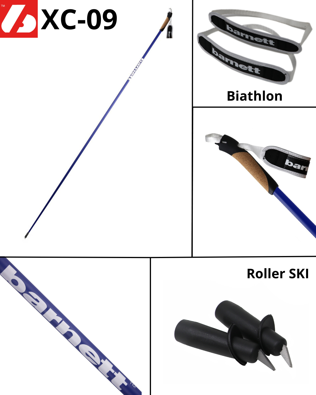 XC-09 Bâtons 100% carbone