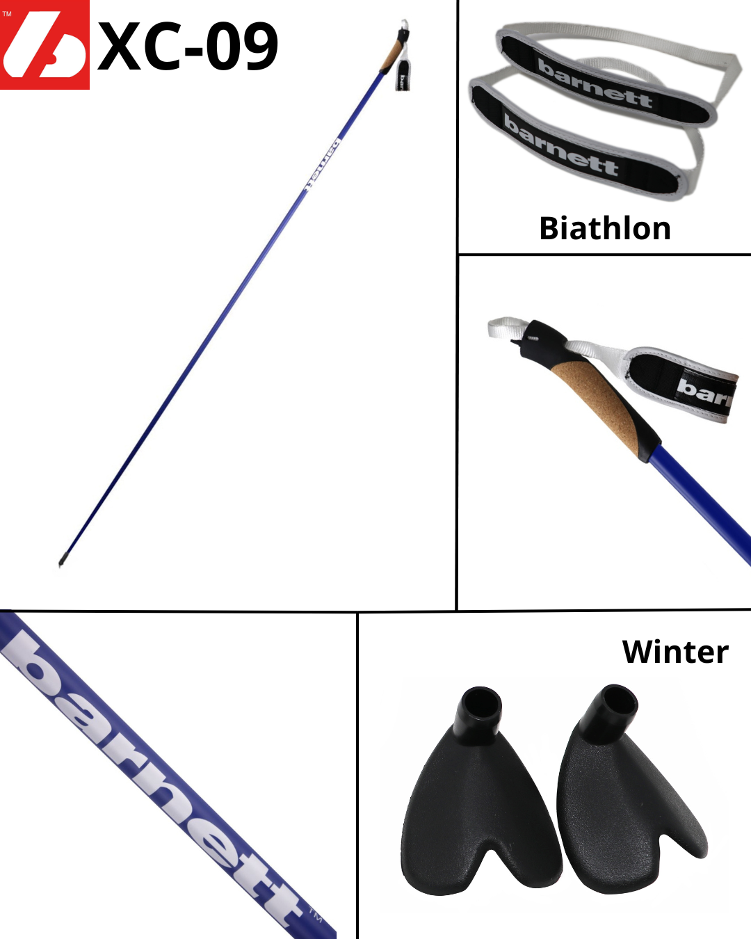 XC-09 Bâtons 100% carbone