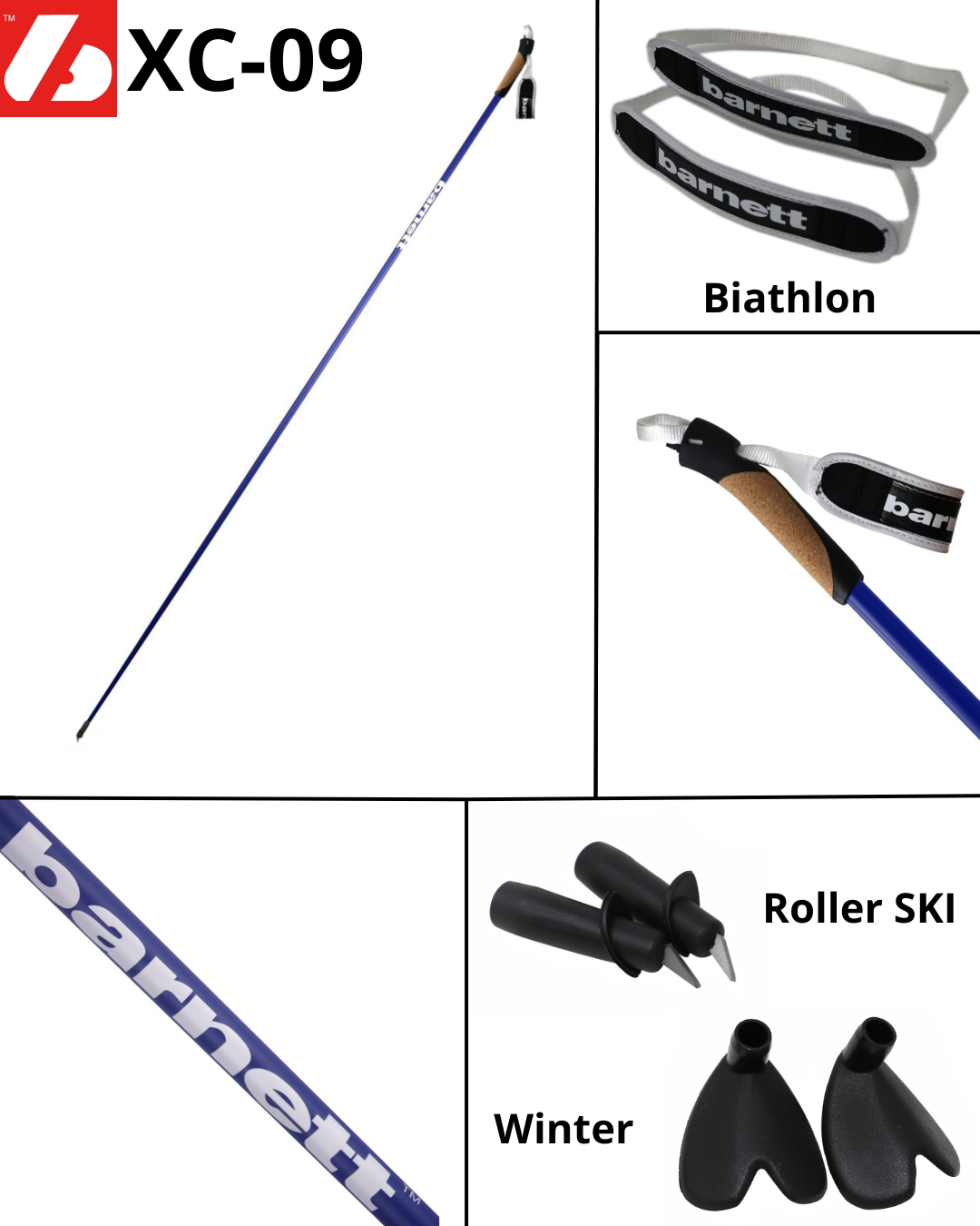 XC-09 Bâtons 100% carbone