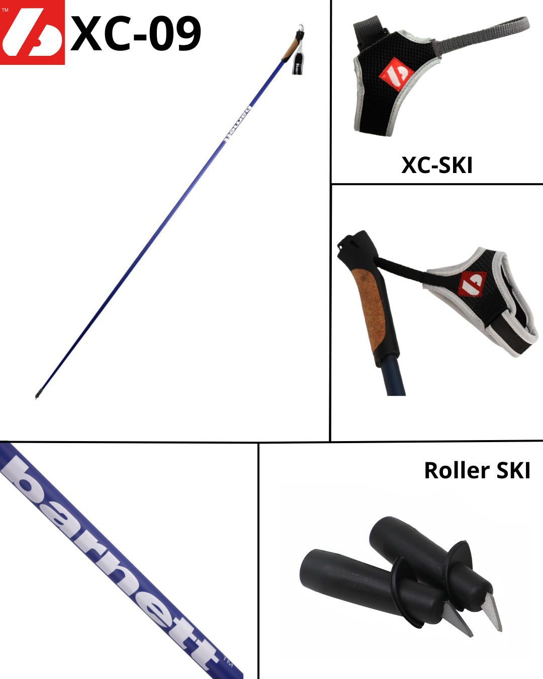 XC-09 Bâtons 100% carbone