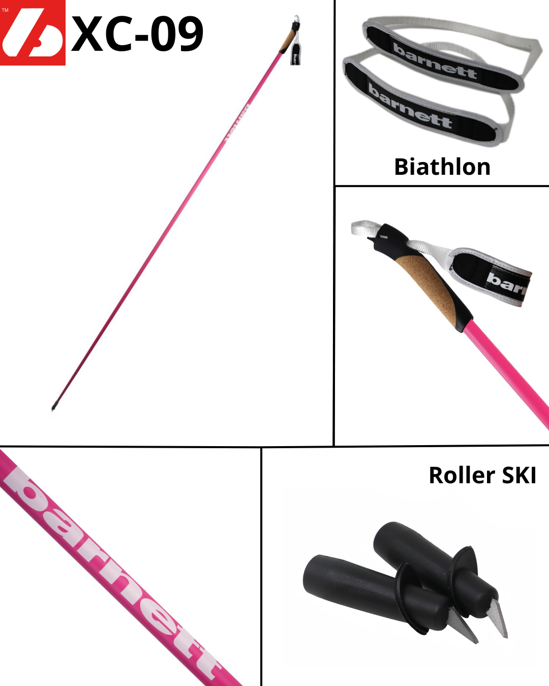 XC-09 Bâtons 100% carbone