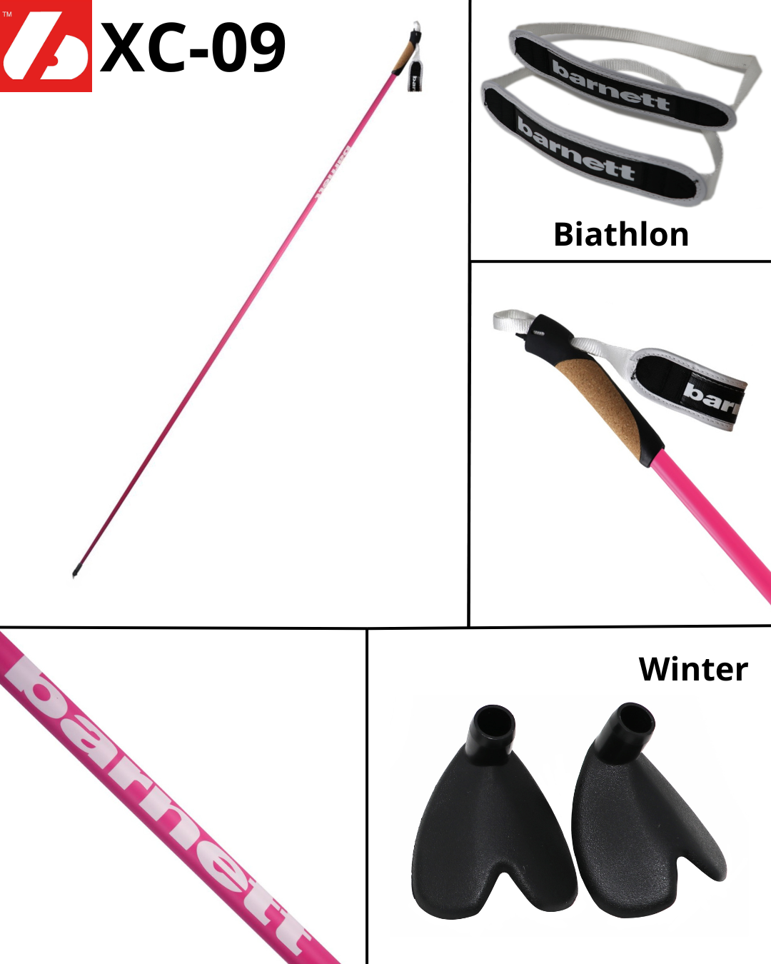 XC-09 Bâtons 100% carbone