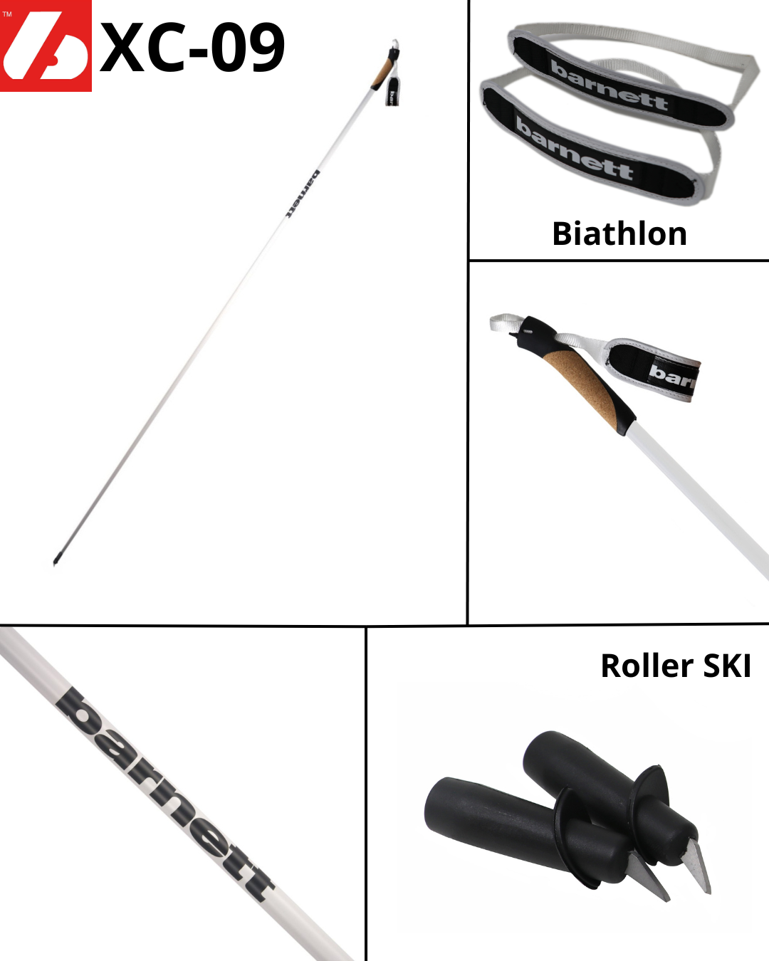 XC-09 Bâtons 100% carbone