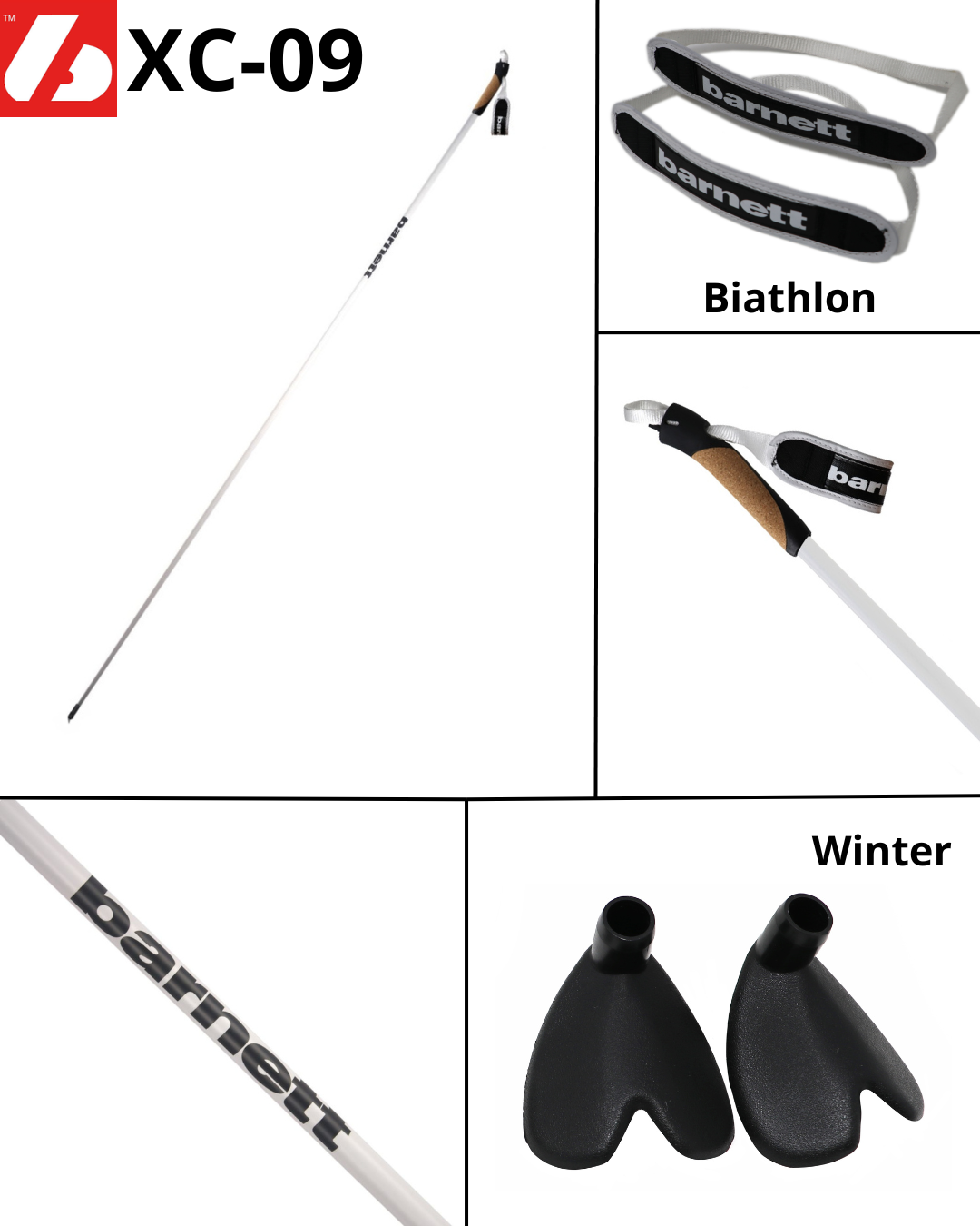 XC-09 Bâtons 100% carbone