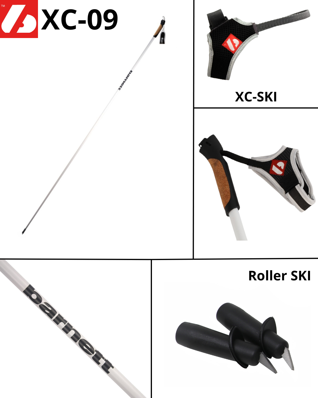 XC-09 Bâtons 100% carbone