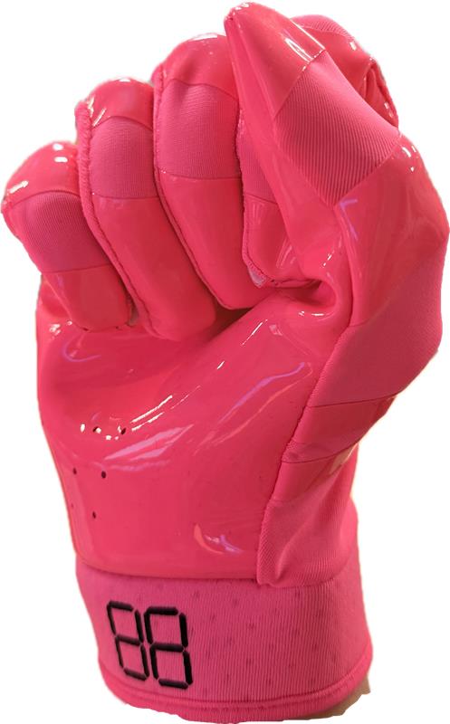 FRG-03 gants de football américain de pro receveur, RE,DB,RB, Rose