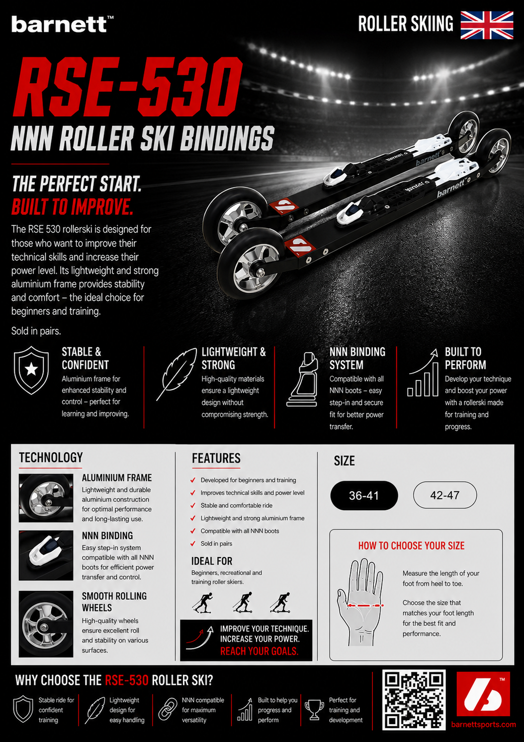 RSE-530 NNN Rollski-Bindungen