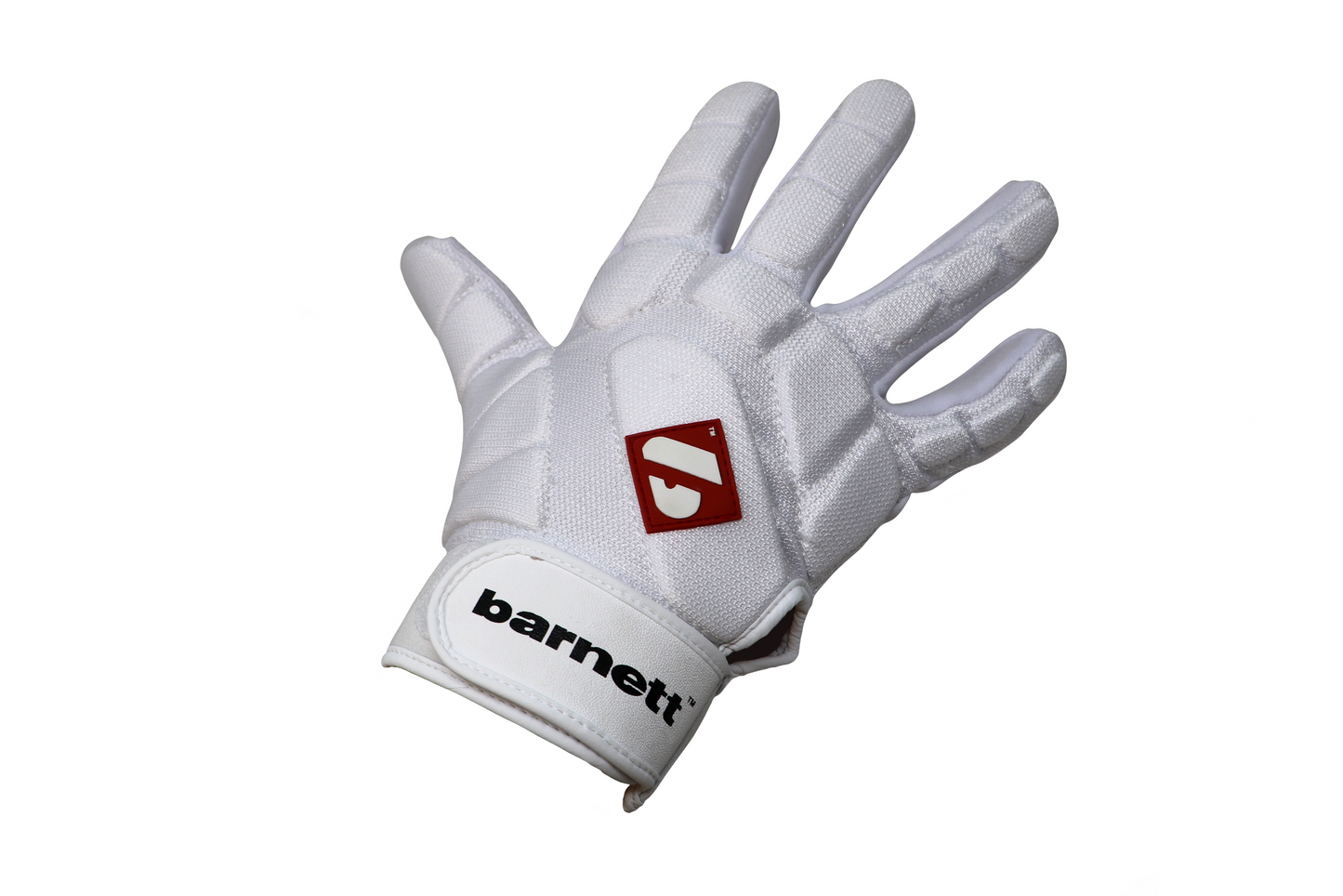 FKG-03 gants de football américain de linebacker pro, LB,RB,TE Blanc