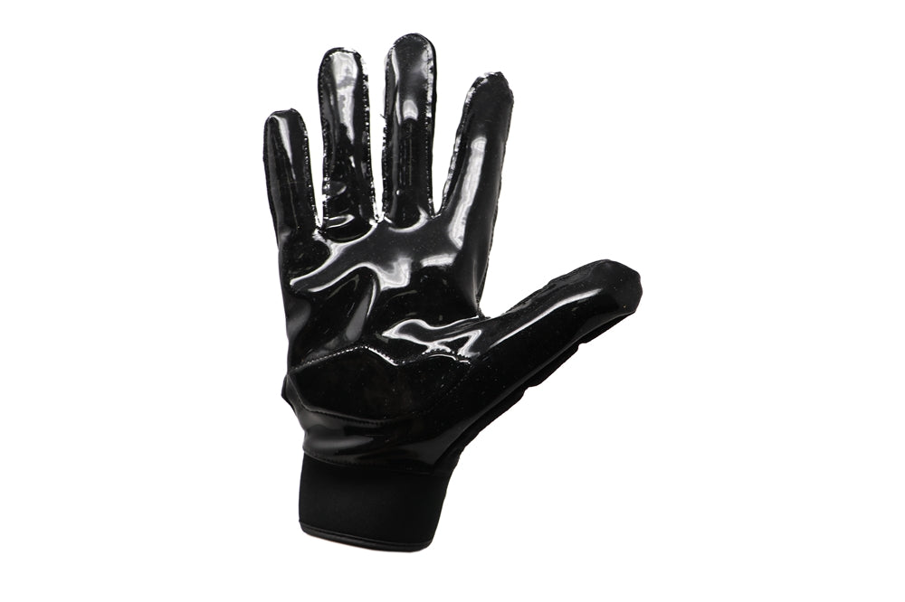 FKG-03 gants de football américain de linebacker pro, LB,RB,TE Noir