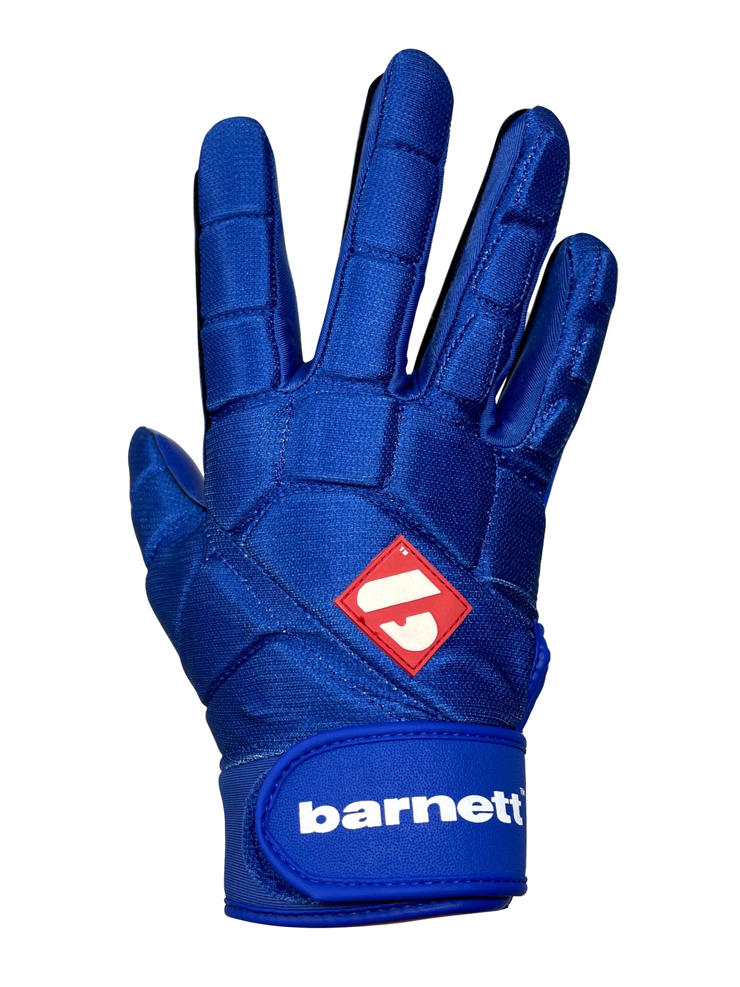 FKG-03 gants de football américain de linebacker pro, LB,RB,TE Bleu