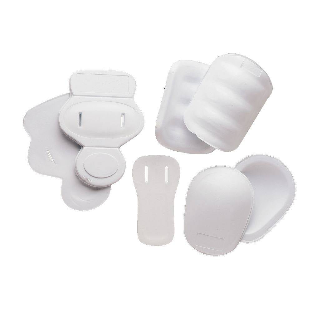 FKJ-01 kit 7 pièces ensemble de protections, TU, Blanc