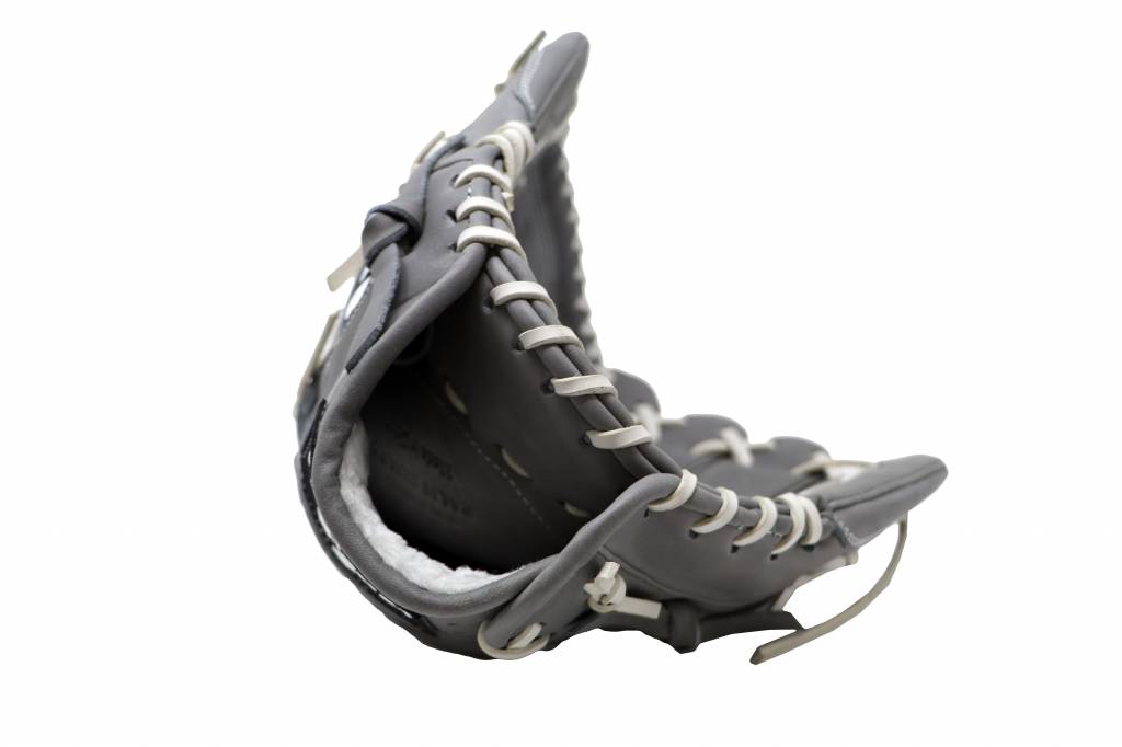 FL-125 gant de baseball cuir haute qualité infield/outfield/pitcher, 12.5" gris clair
