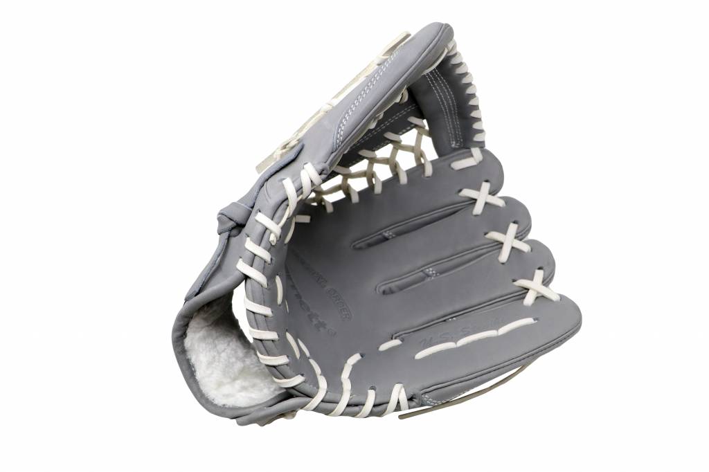 FL-125 gant de baseball cuir haute qualité infield/outfield/pitcher, 12.5" gris clair