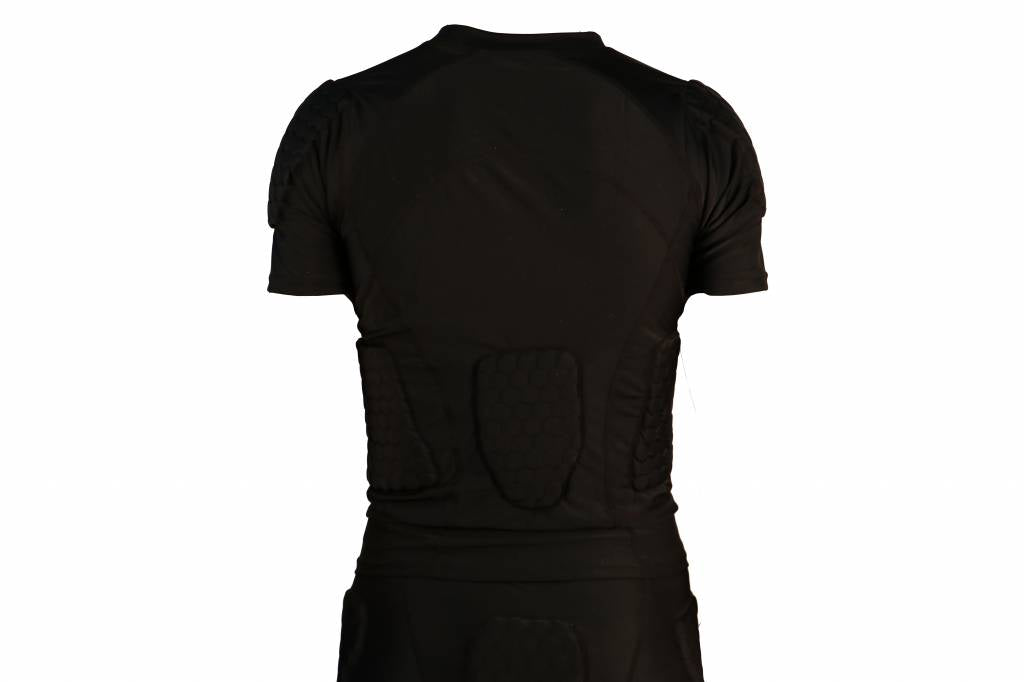 FS-09 T-shirt manches courtes de compression, 4 pièces intégrées, football américain