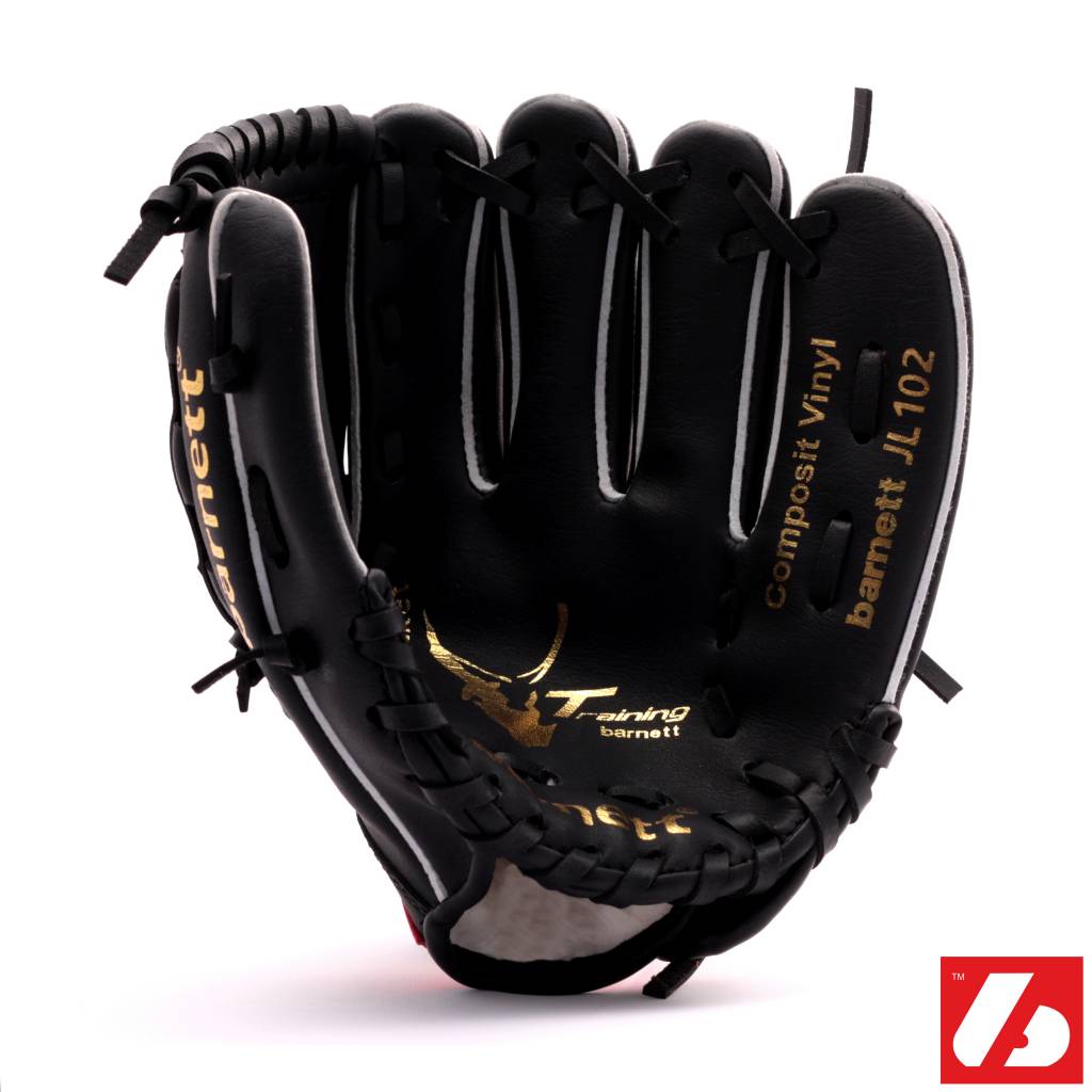 JL-102 Gant de baseball Initiation PU Infield, 10,2", Noir