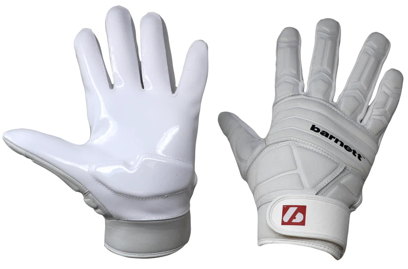 FLG-03 gants de football américain de linemen pro, OL,DL, Blanc