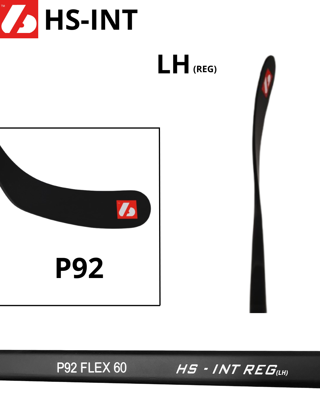 HS-INT crosse de hockey en carbone