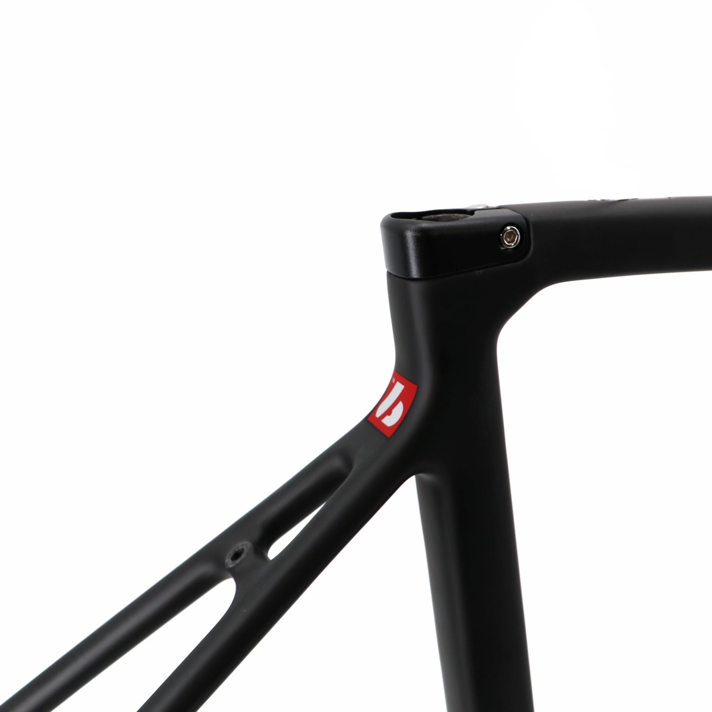 BRC-01 Cadre de vélo en carbone, Blanc, Noir