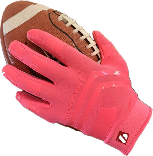 FRG-03 gants de football américain de pro receveur, RE,DB,RB, Rose
