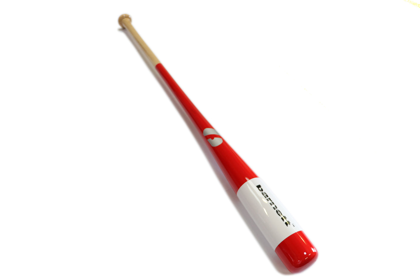 BF-B Batte Fungo en Bambou, Rouge, -15