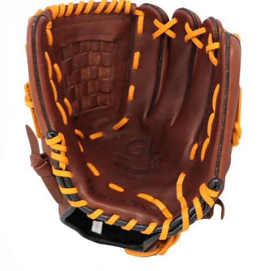 GL-120 gant de baseball cuir de compétition outfield 12, Marron