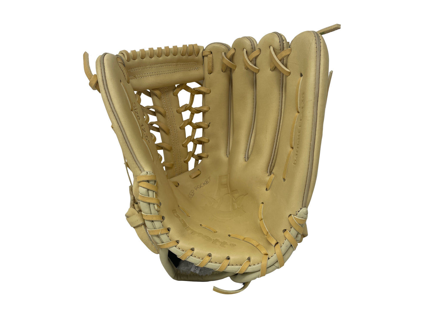 FL-125 gant de baseball cuir haute qualité infield/outfield/pitcher, 12.5" beige