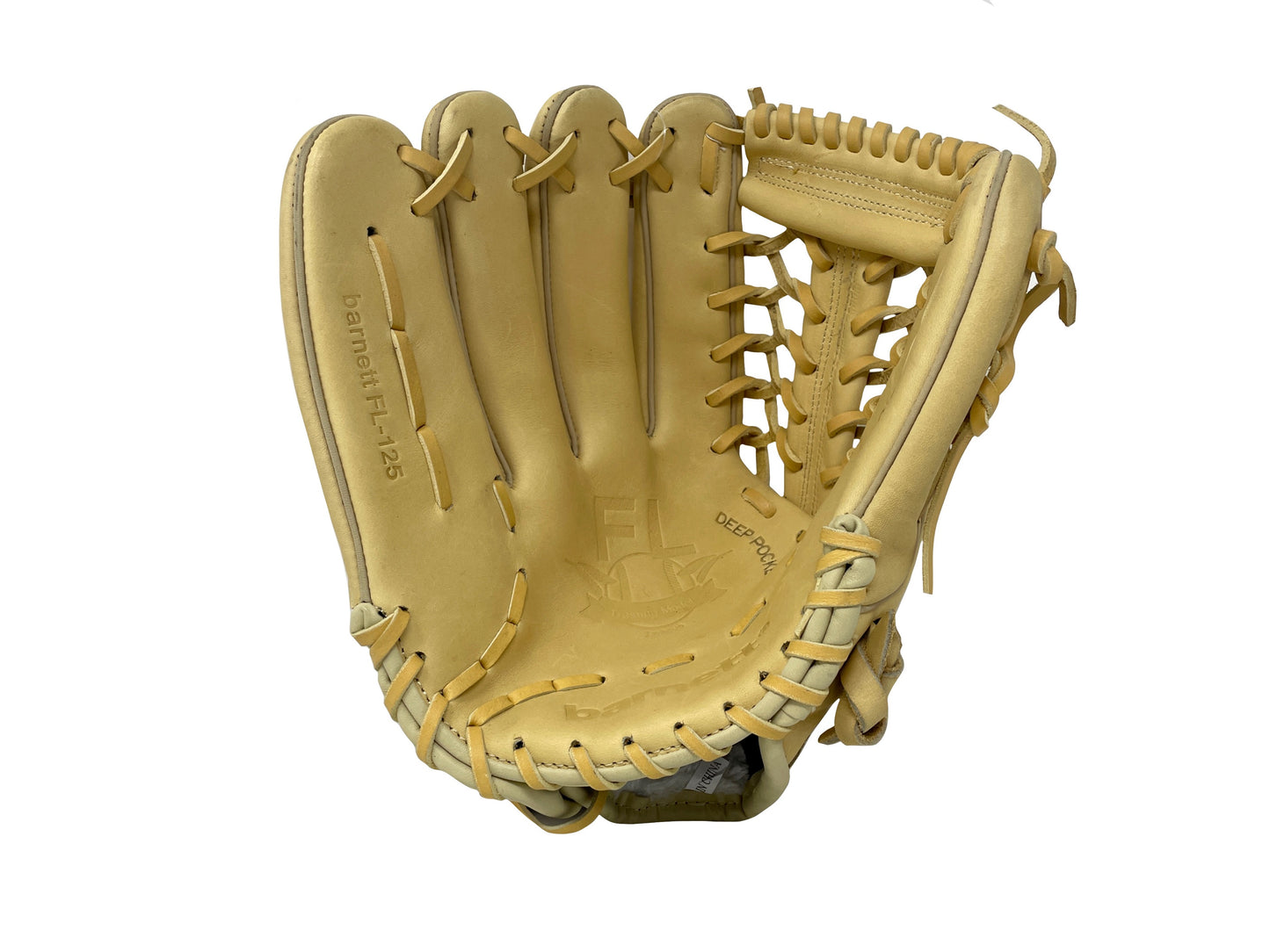 FL-125 gant de baseball cuir haute qualité infield/outfield/pitcher, 12.5" beige