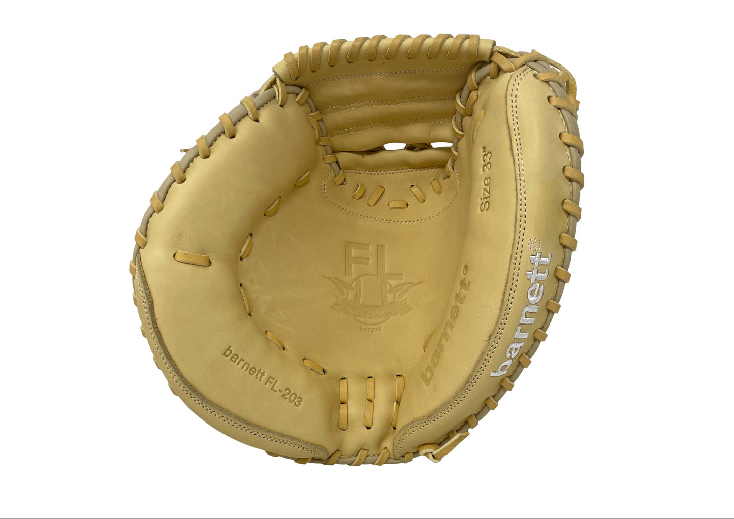 FL-203 gant de softball cuir haute qualité catcher, beige