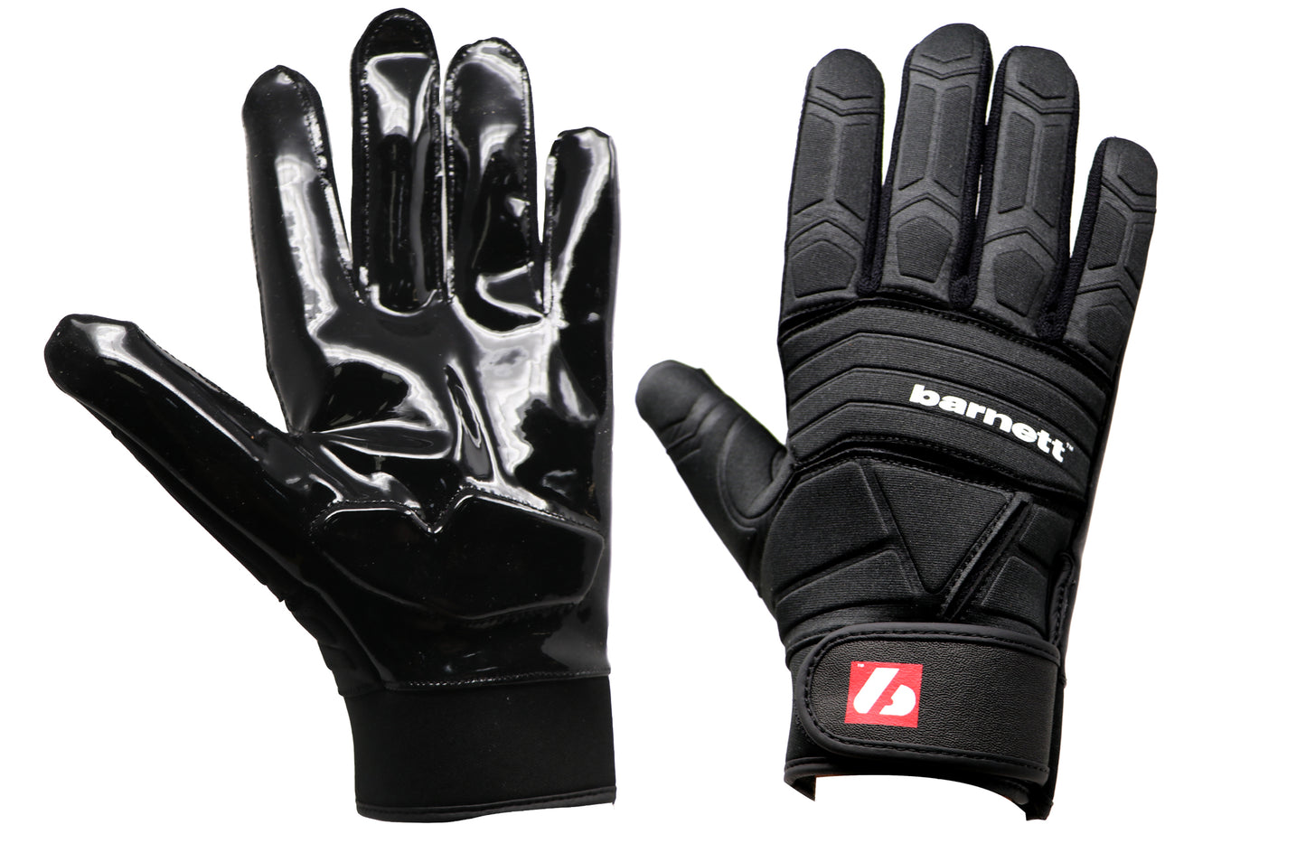 FLG-03 gants de football américain de linemen pro, OL,DL, Noir