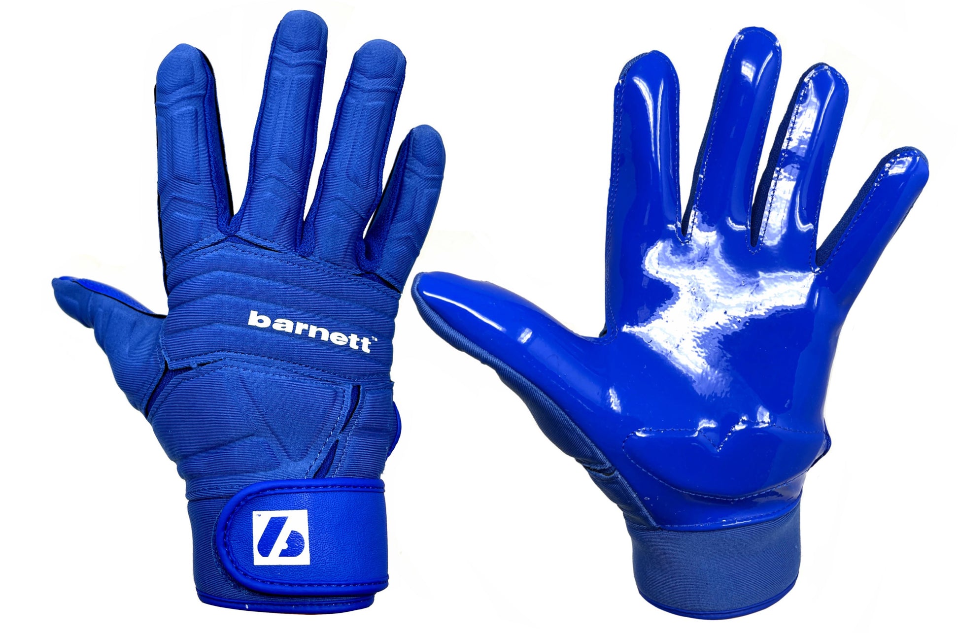 nfl handschuhe FLG-03 Pro Linemen American Football Handschuhe, OL,DL, Blau – barnettsports