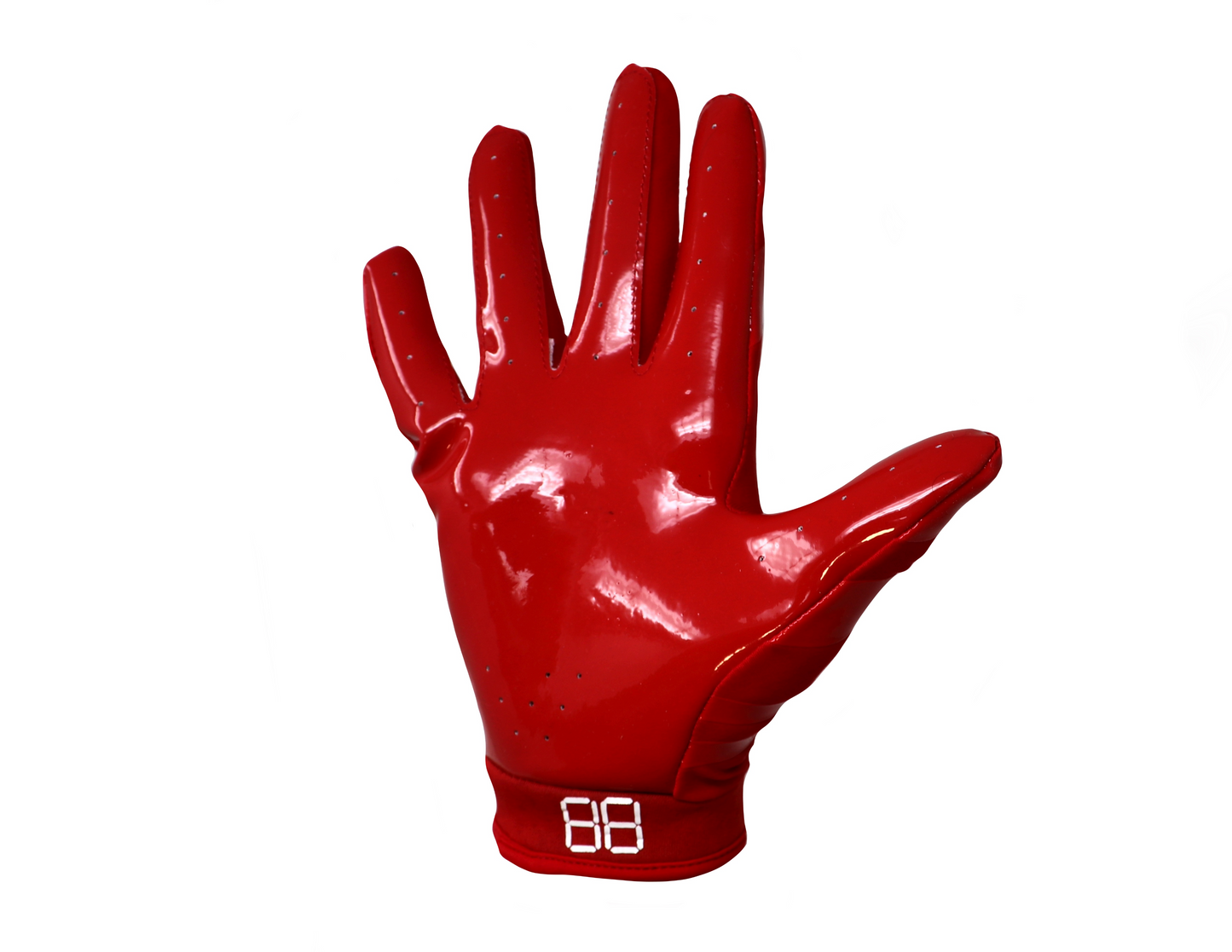 FRG-03 gants de football américain de pro receveur, RE,DB ,RB, Rouge