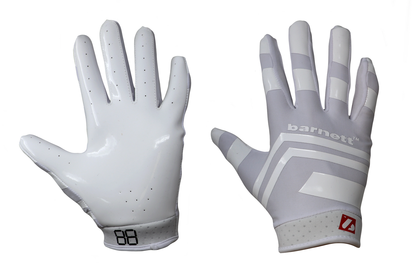 FRG-03 gants de football américain de pro receveur, RE,DB,RB, Blanc