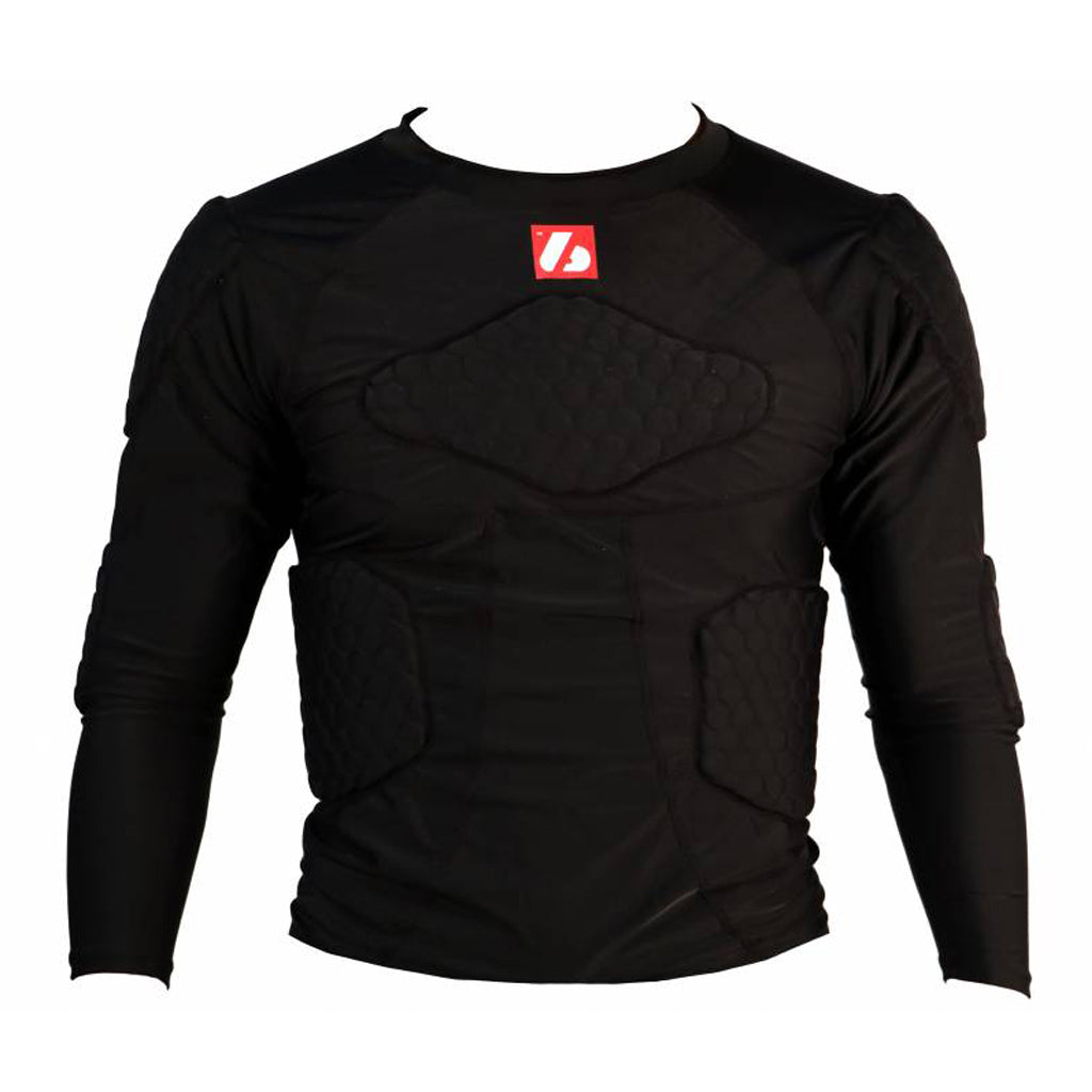 FS-08 Maillot manches longues de compression, 5 pièces intégrées, football américain