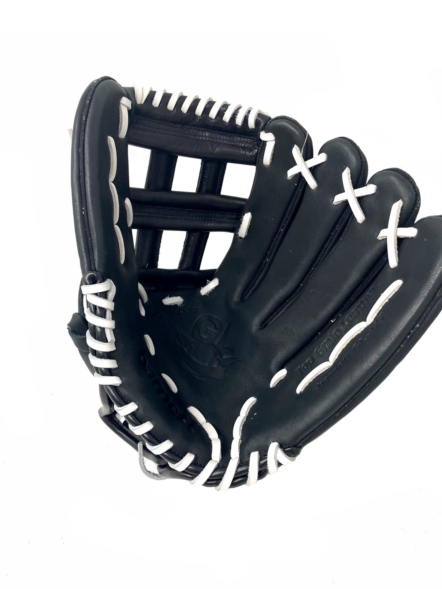 GL-127 Gant de baseball de compétition, Cuir 12.5, Noir