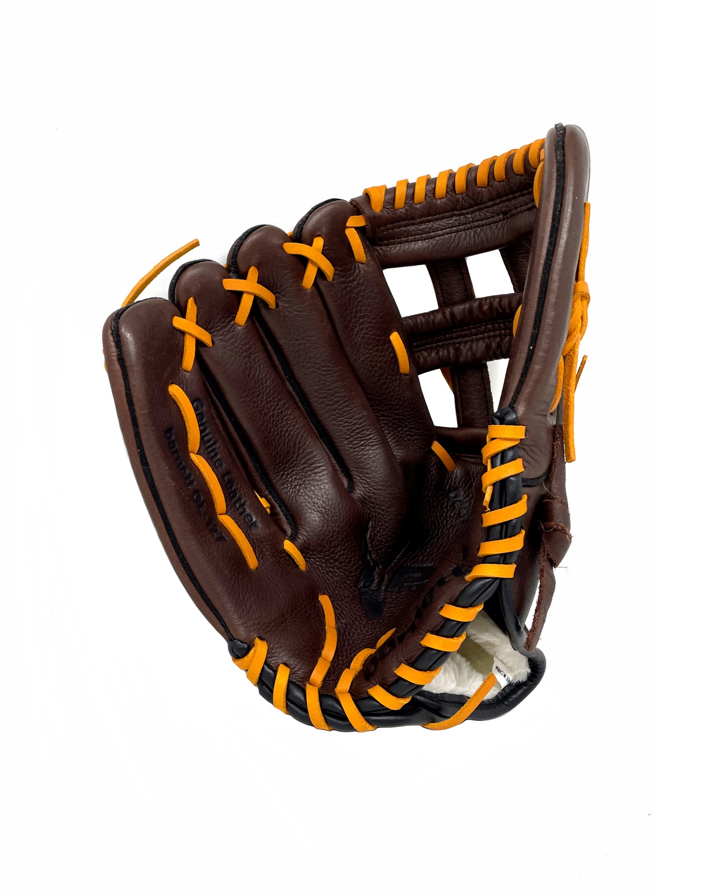 GL-127 gant de baseball cuir 12,7 de compétition outfield 12,5, Marron