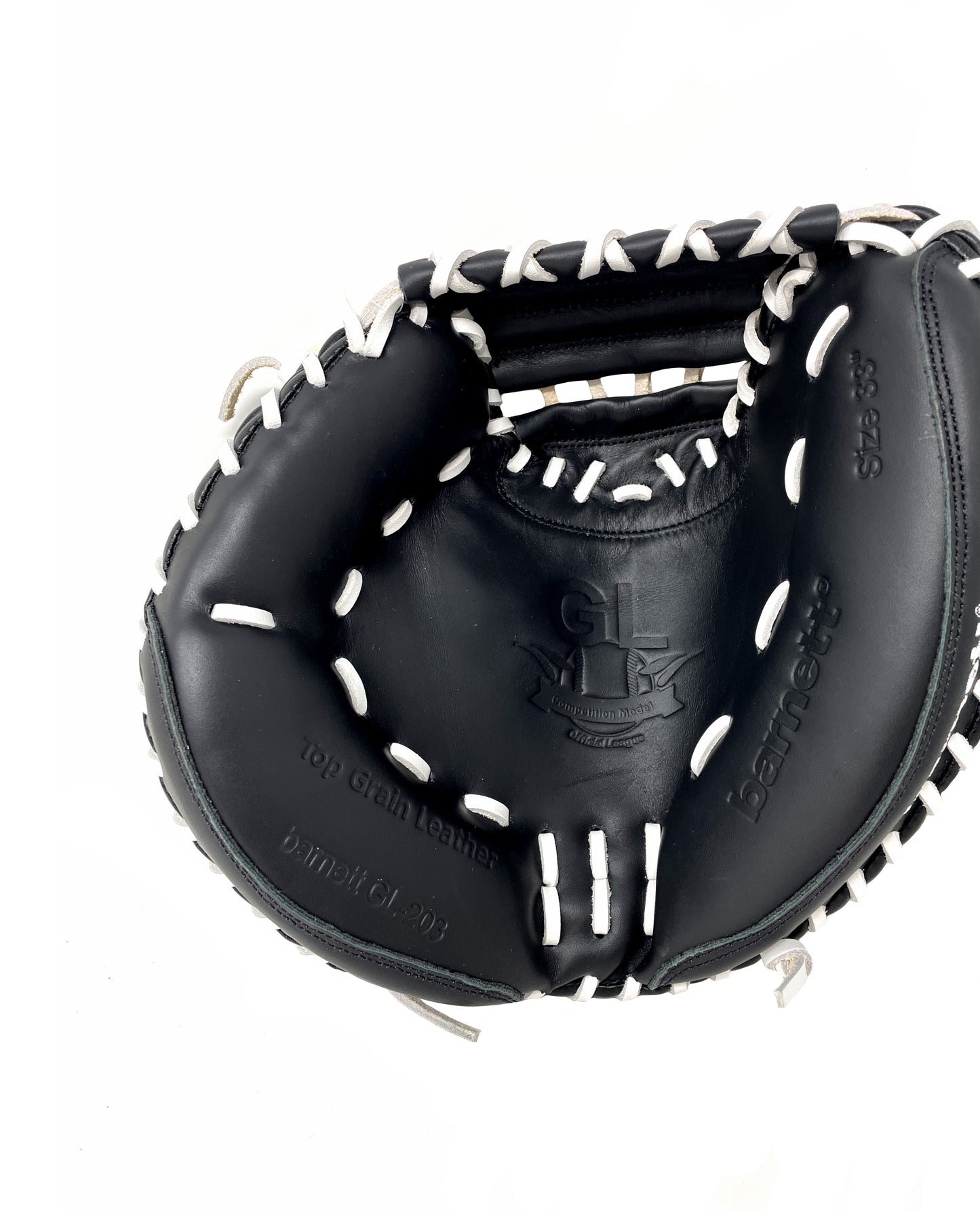 GL-203 gant de baseball cuir de catch pour adulte 34, Noir