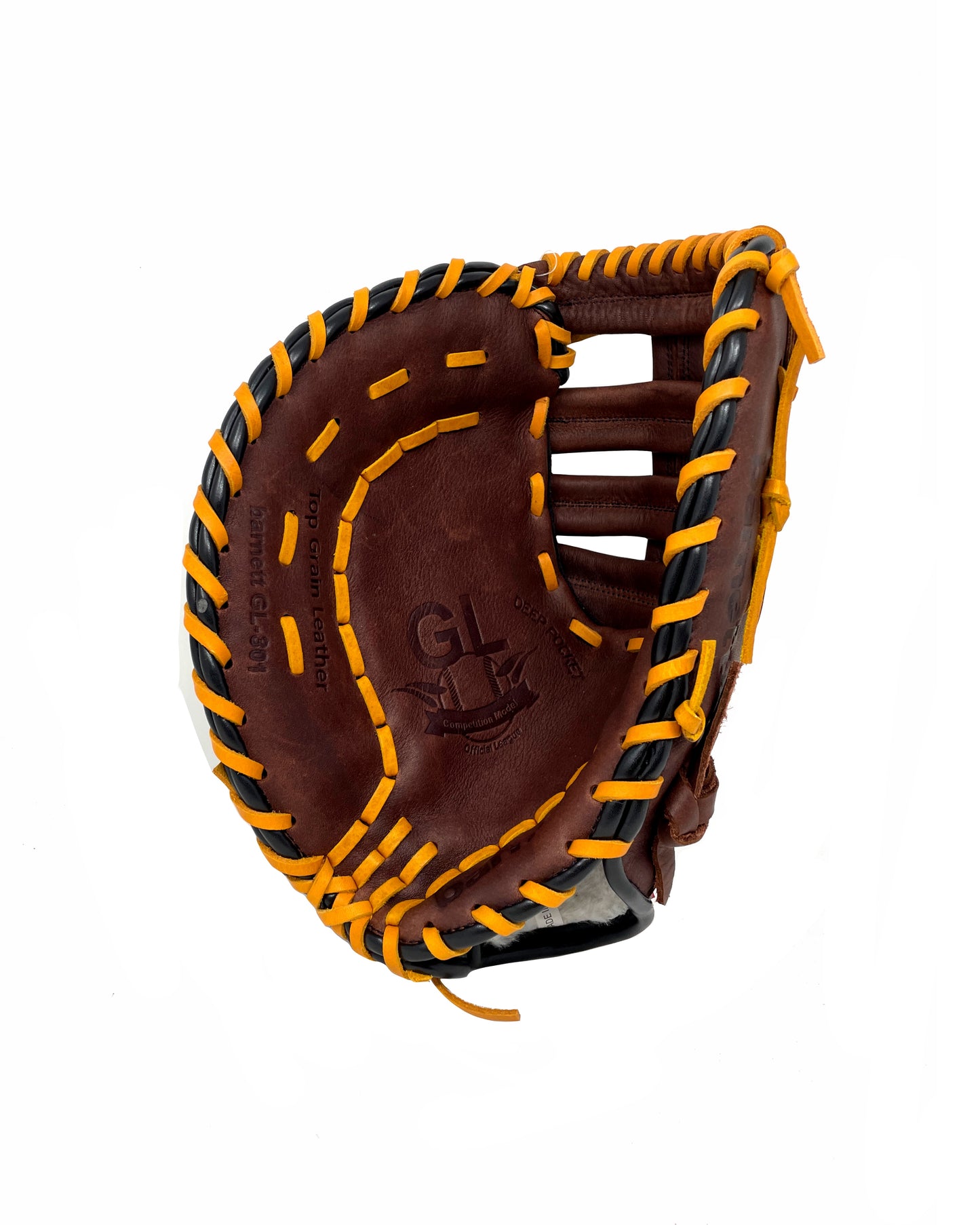 GL-301 gant de baseball cuir de 1er base pour adulte, Marron