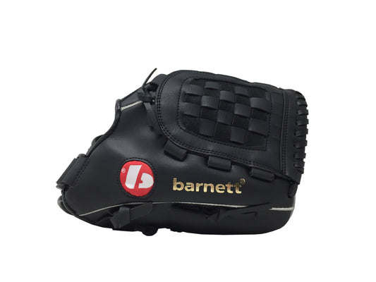 JL-120 Gant de baseball Initiation PU Outfield, 12" Noir