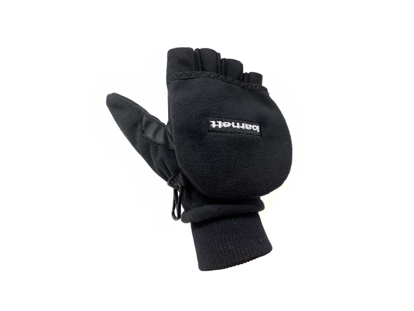 NBG-02 gants de ski moufle retractable, Noir