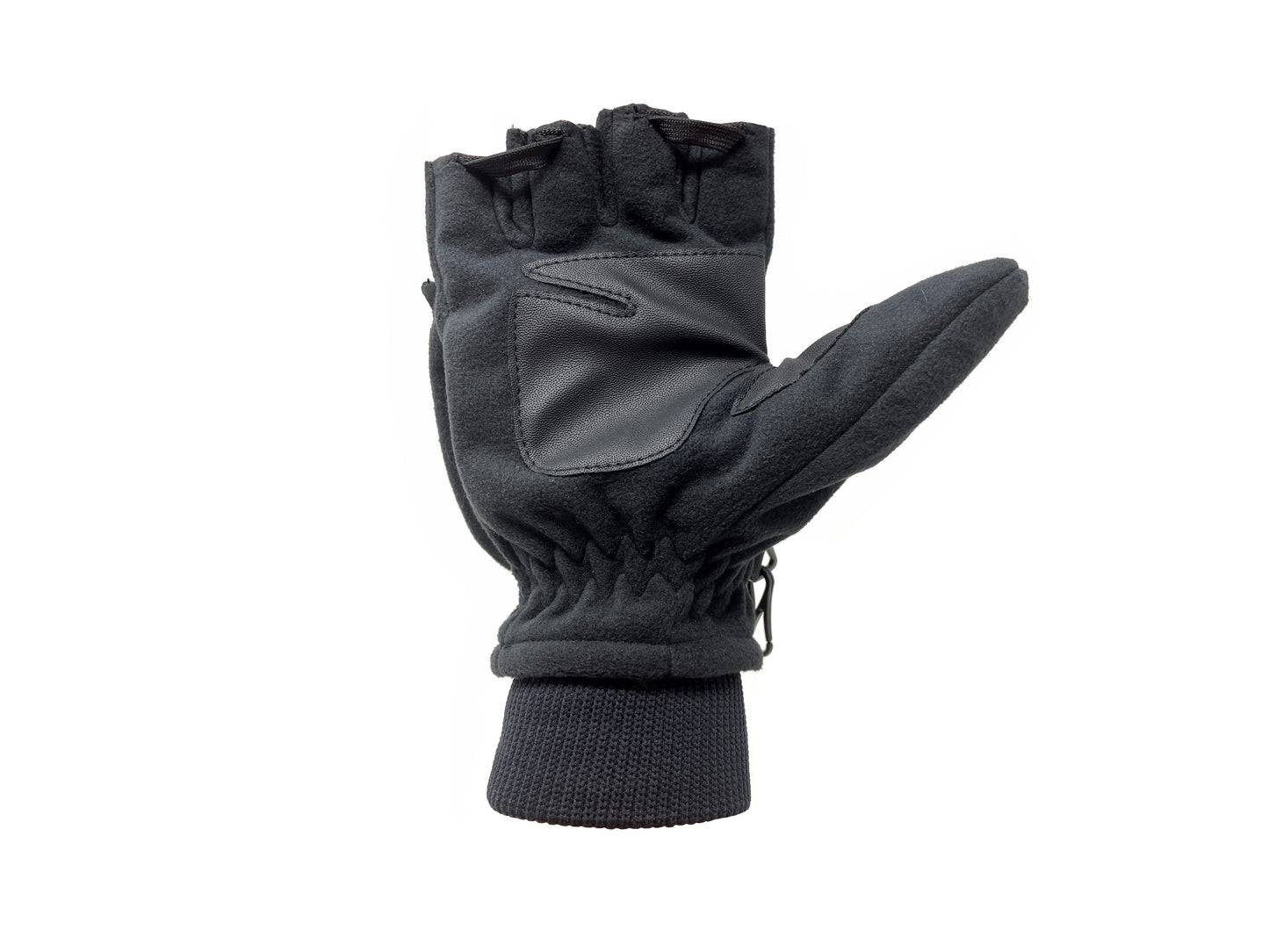 NBG-02 gants de ski moufle retractable, Noir
