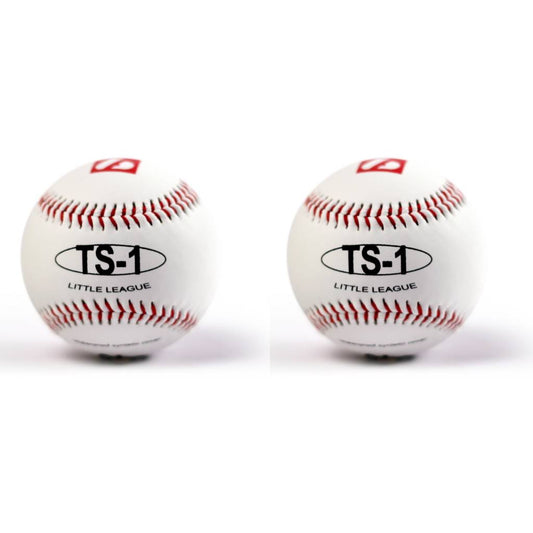 TS-1 Practice baseballs size 9", White, 2 pièces