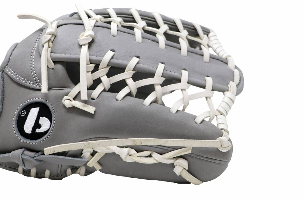 FL-127 gant de baseball cuir haute qualité infield/outfield/pitcher, gris clair