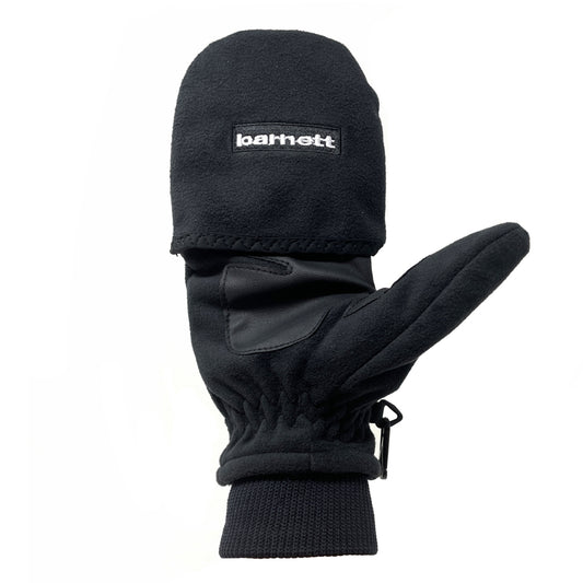 NBG-02 gants de ski moufle retractable, Noir